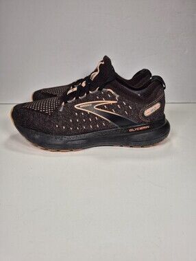 Brooks Glycerin StealthFit 20 Black Peach Women's Shoes Size 9.5 1203721B026
